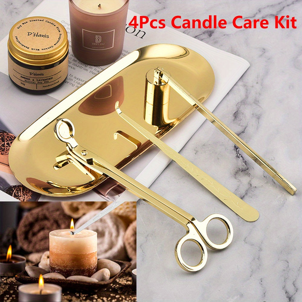 Candle Making Tutorial - 4pcs/set Luxury Candle Care Kit Stainless
