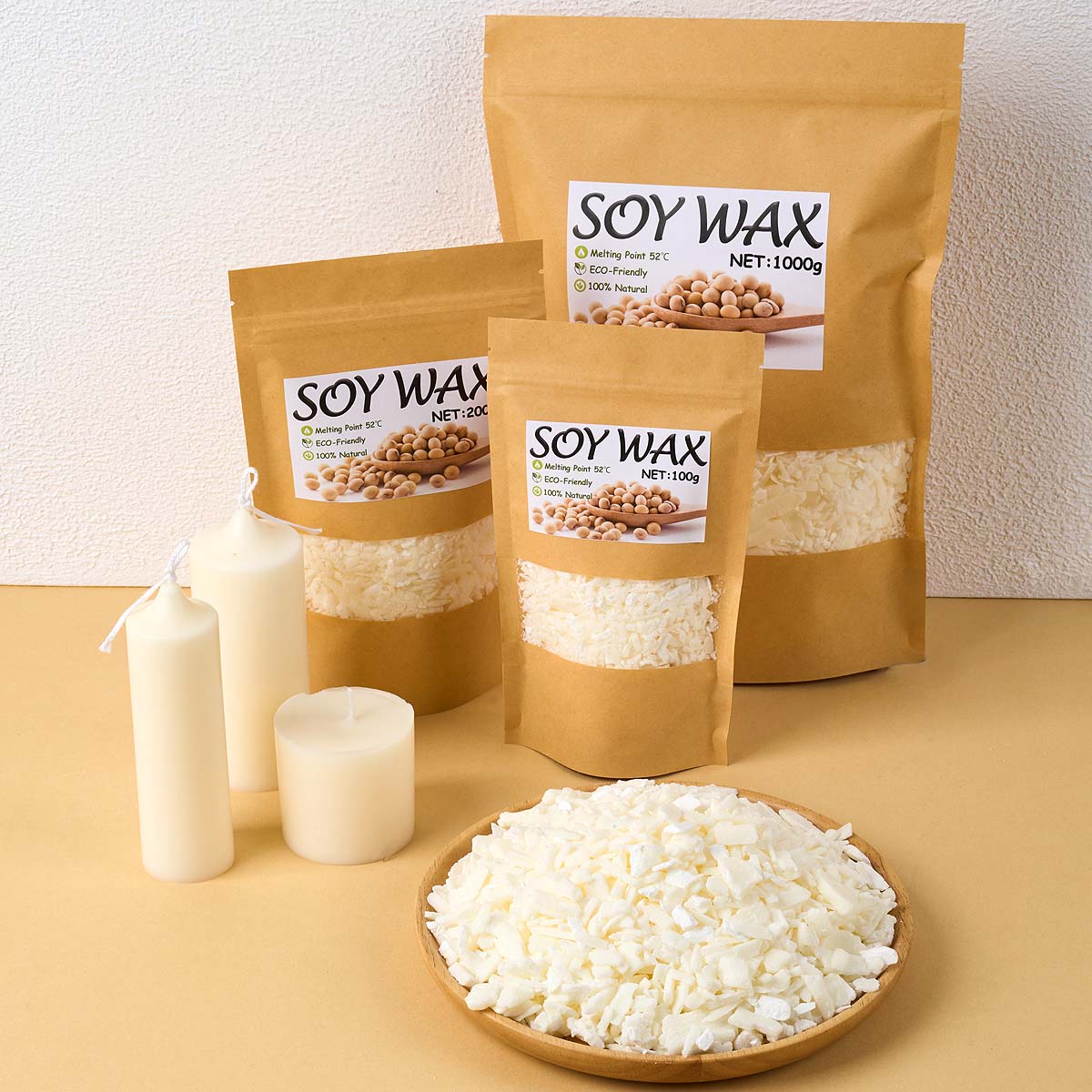 Candle Making Tutorial - 1 Pounds Pure White Soy Wax