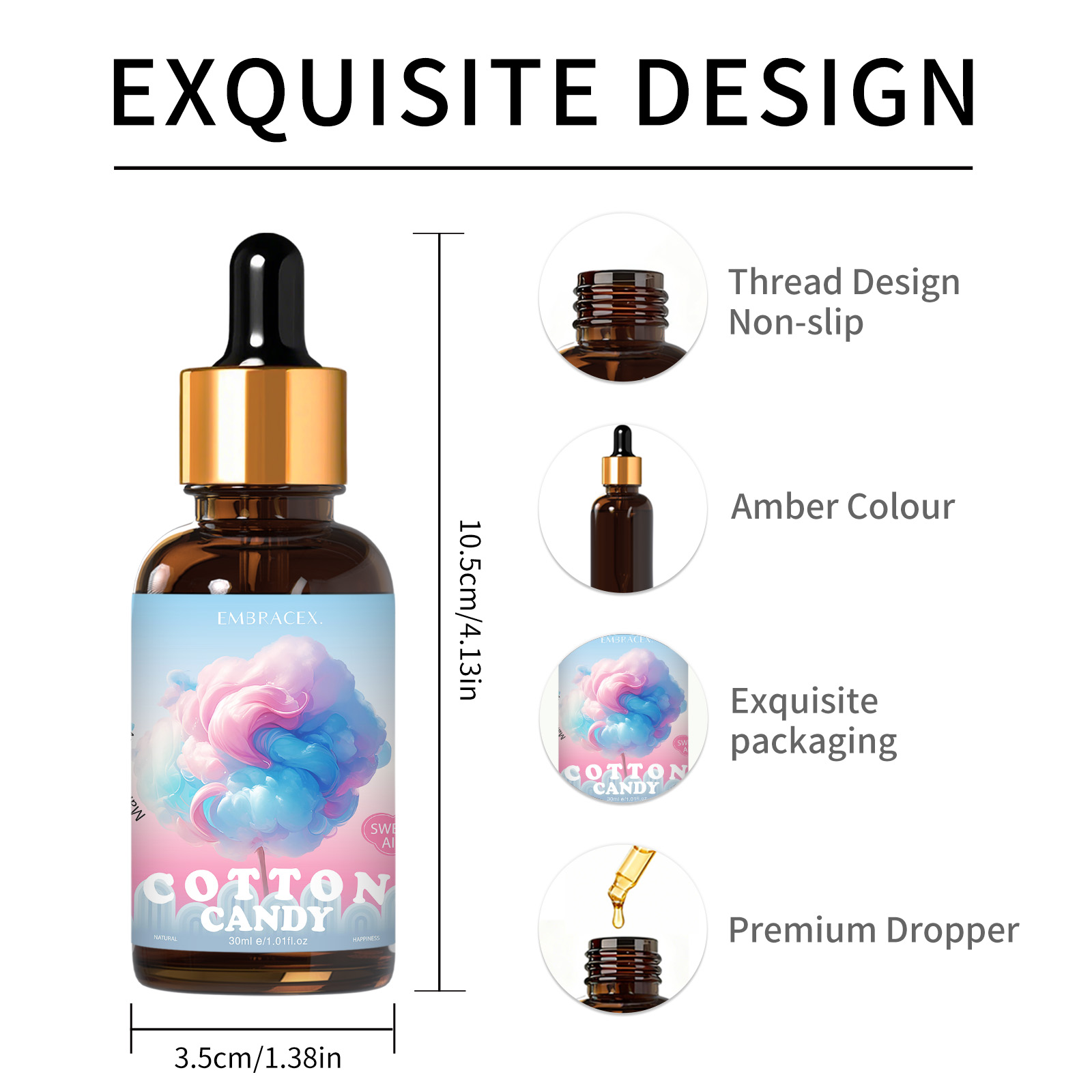 30ml Cotton Candy Essential Oi - огляд і ціна Candle Making Essential Oil