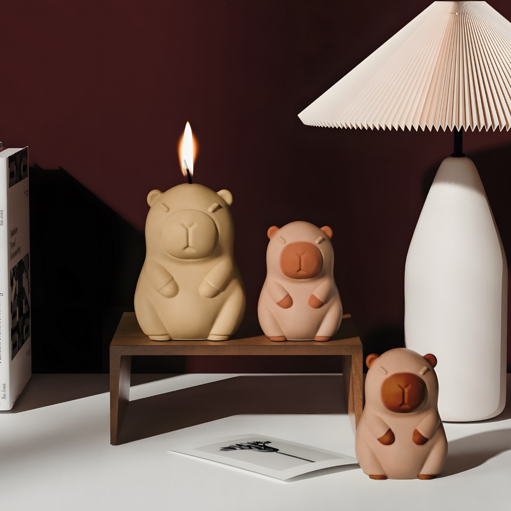 Standing Capybara Scent Candle - огляд і ціна Candle Making Tutorial