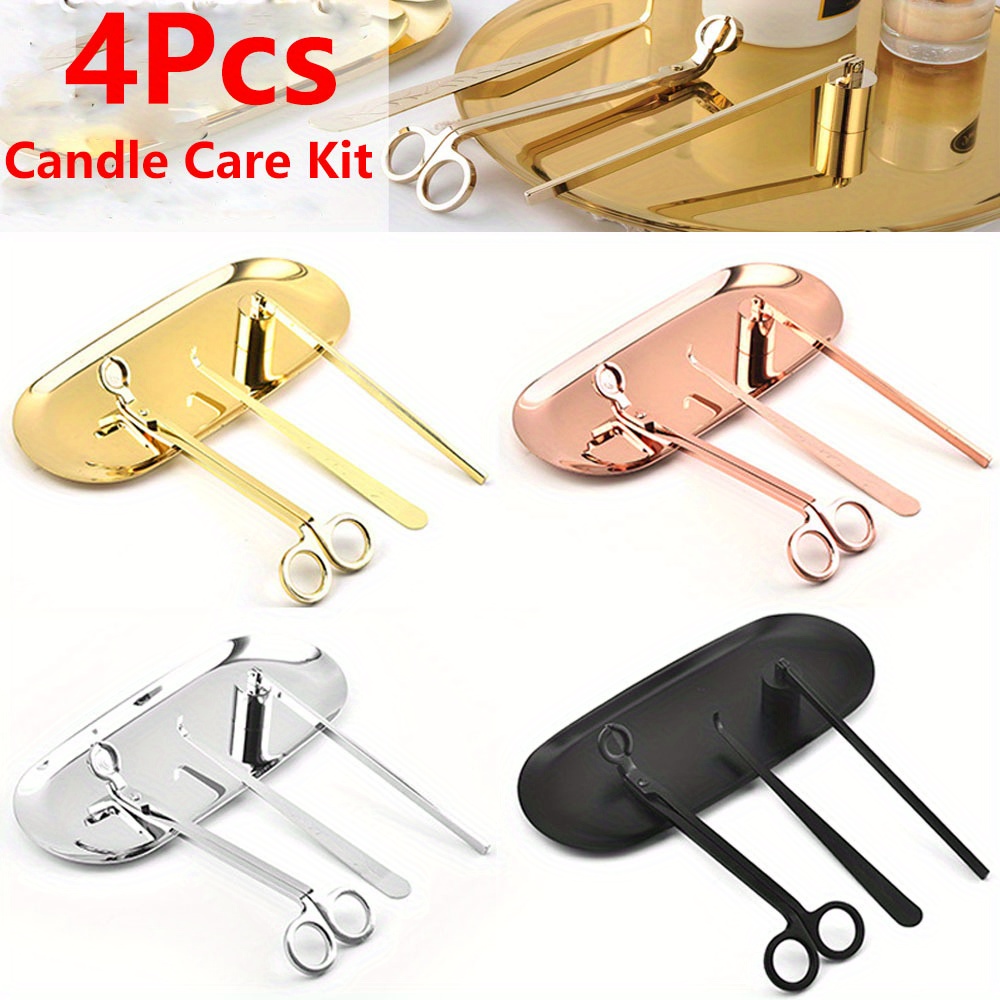 4pcs/set Luxury Candle Care Ki - огляд і ціна Candle Making Tutorial