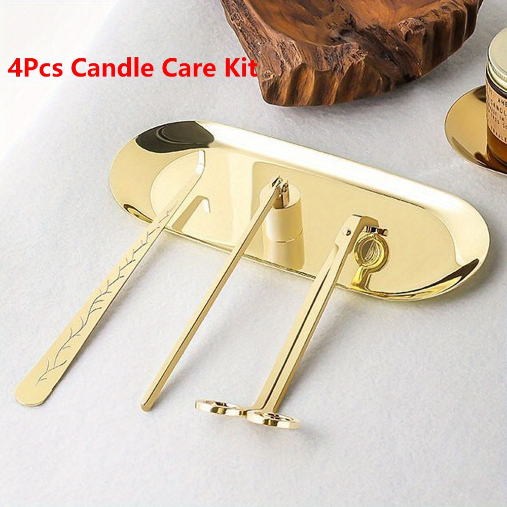 4pcs/set Luxury Candle Care Ki - огляд і ціна Candle Making Tutorial