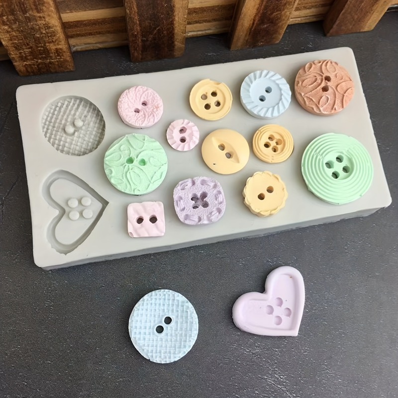 Buttons Shape Silicone Mold Si - огляд і ціна Candle Making Tutorial
