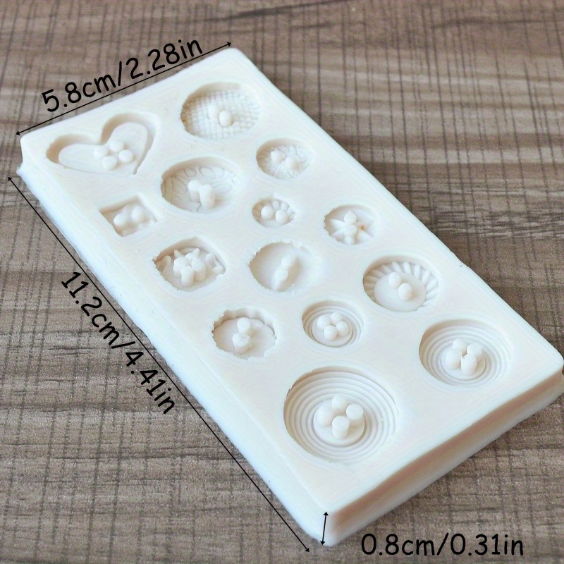 Buttons Shape Silicone Mold Si - огляд і ціна Candle Making Tutorial