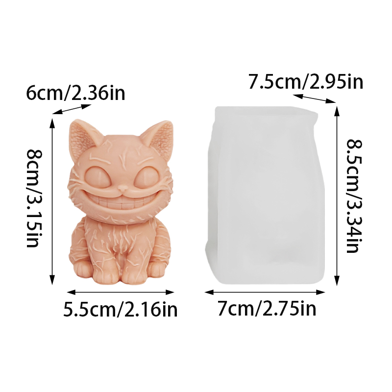 3D Sitting Cat-Shaped Candle a - огляд і ціна Candle Making Tutorial