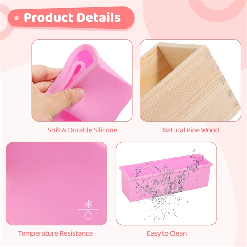 Rectangular Silicone Soap Loaf - огляд і ціна Candle Making Homewood