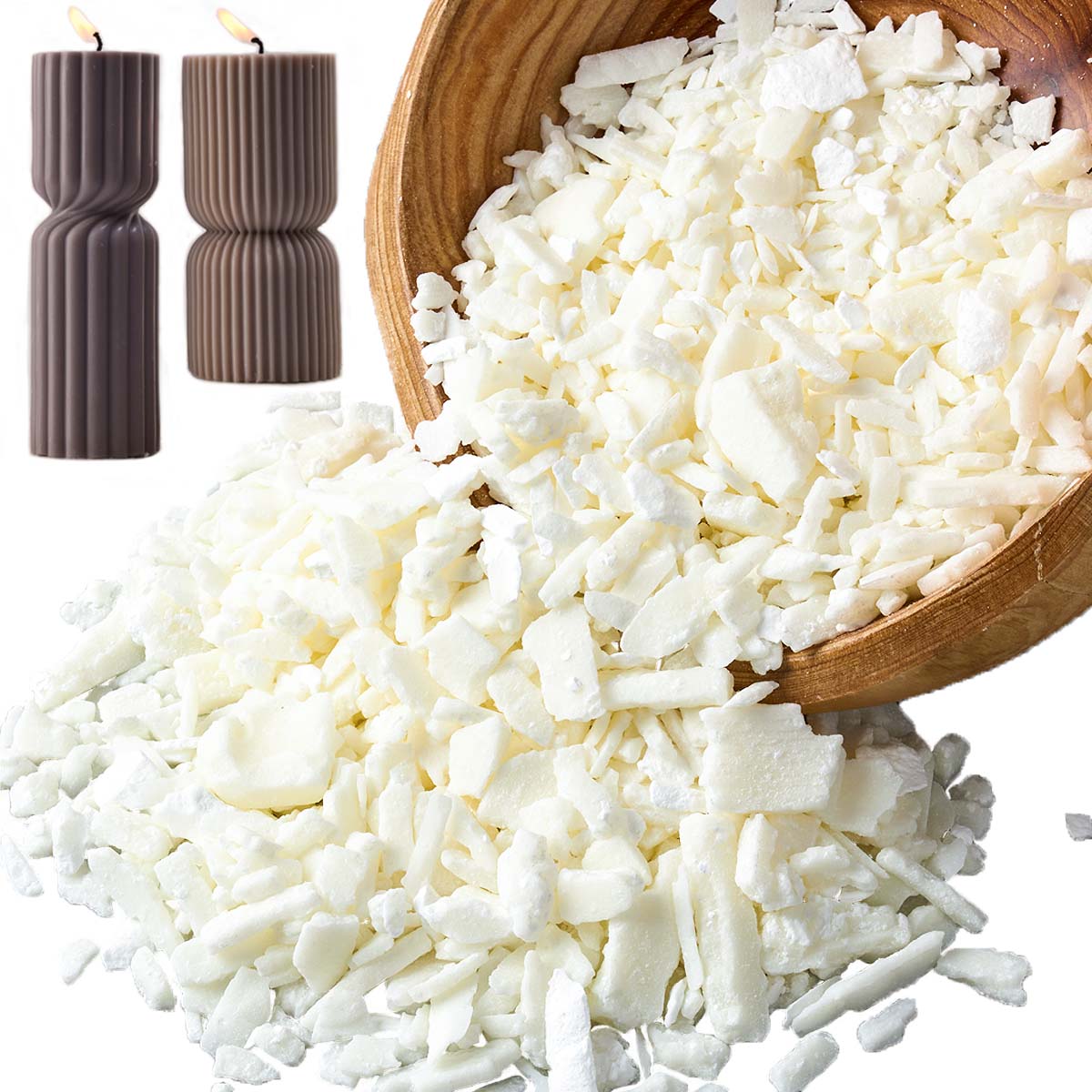 1 Pounds Pure White Soy Wax Fo - огляд і ціна Candle Making Tutorial