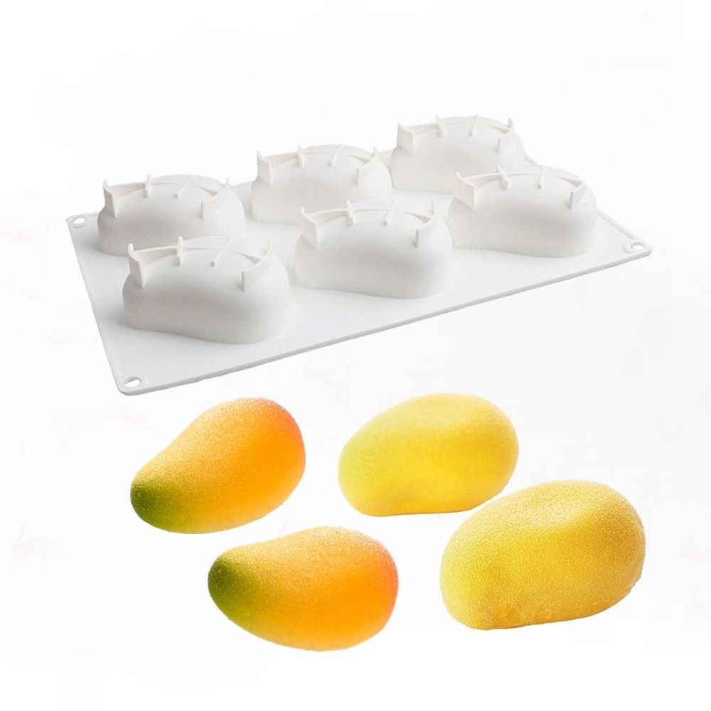 6 Cavity Mango Shaped Cake Mol - огляд і ціна Candle Making Tutorial