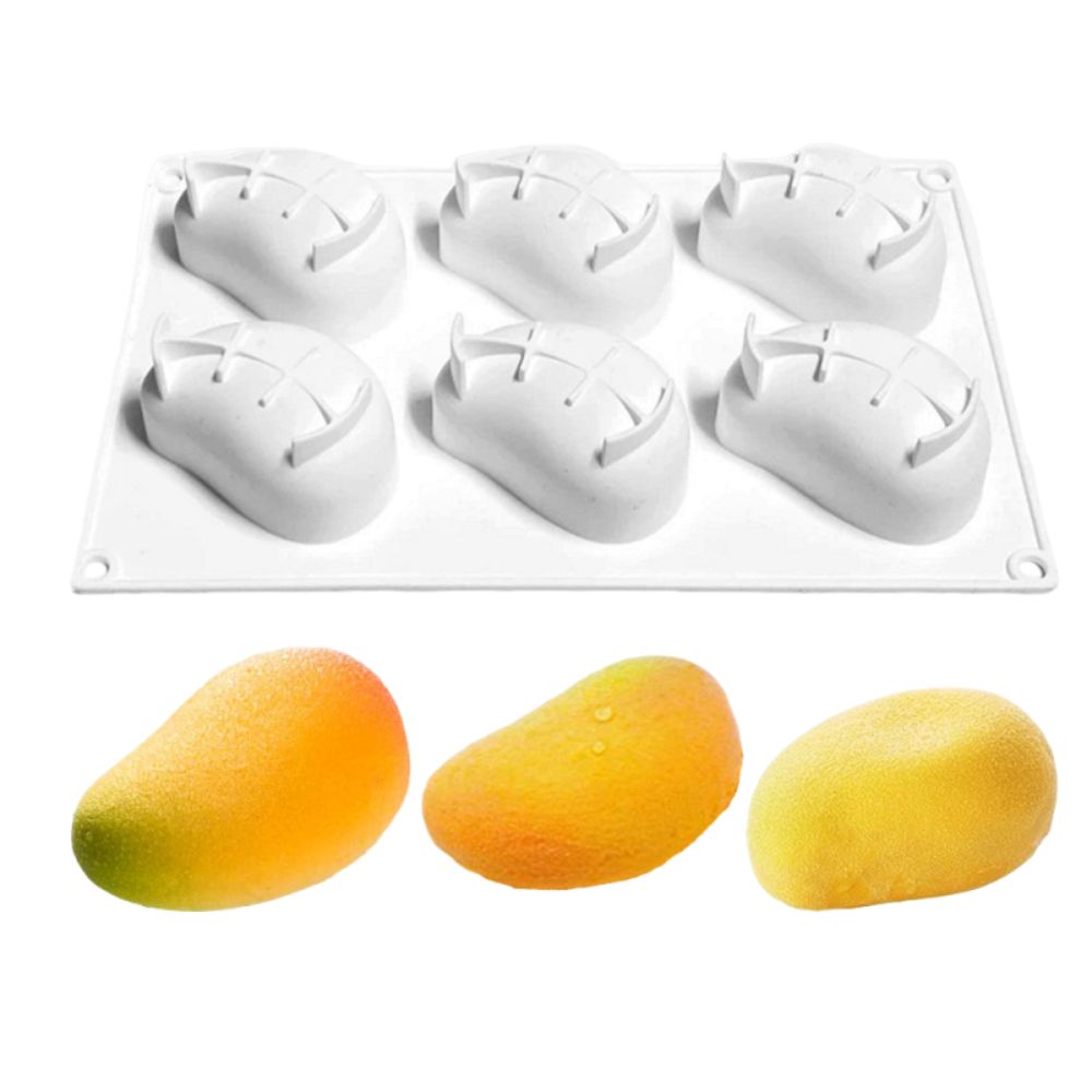 6 Cavity Mango Shaped Cake Mol - огляд і ціна Candle Making Tutorial