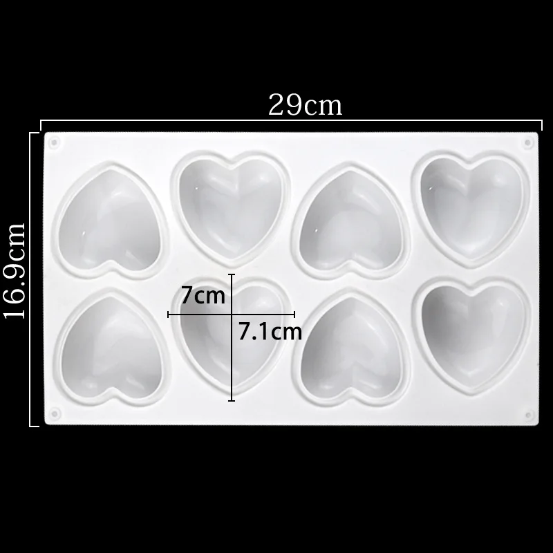Love Heart Silicone Soap Mold  - огляд і ціна Candle Making Tutorial