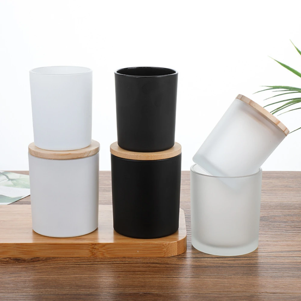 Wooden Cover Glass Candle Jars - огляд і ціна Candle Making Homewood