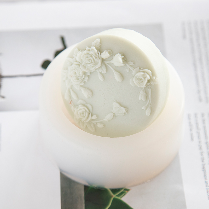 Round Shape Rose Flower Handma - огляд і ціна Candle Making Tutorial