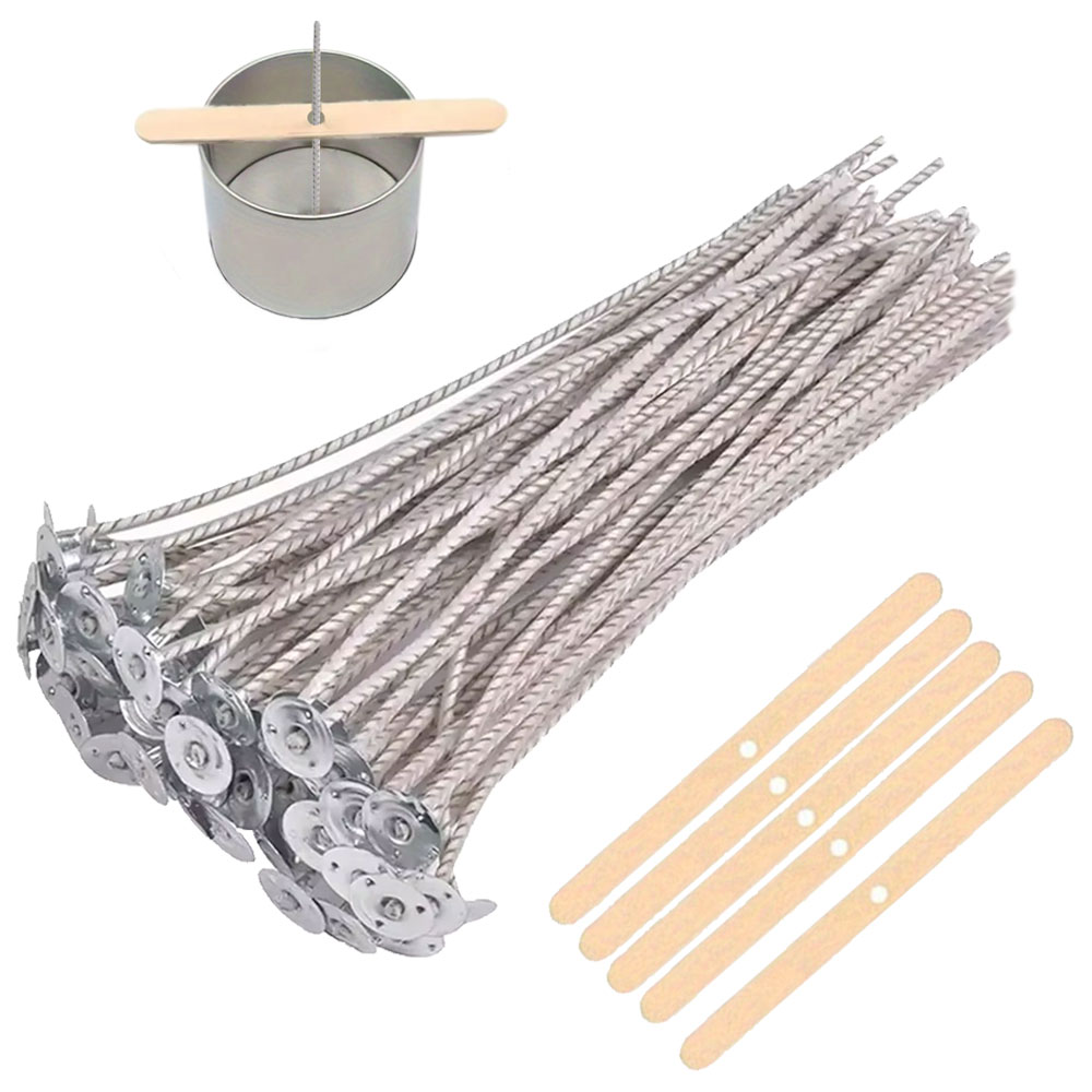 55pcs Flower Candle Wick Wood  - огляд і ціна Candle Making Homewood