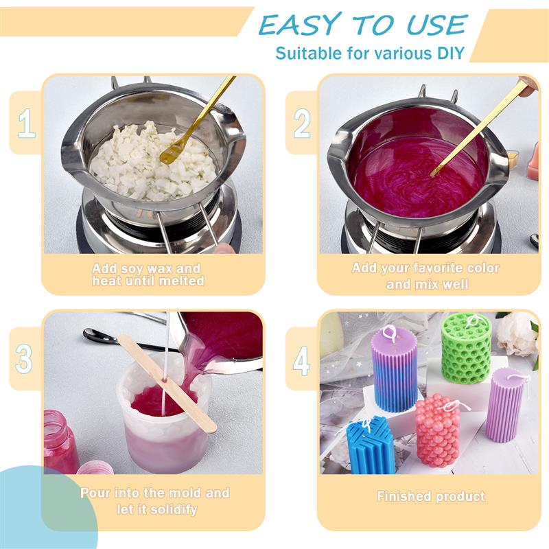 100/500g/1kg Pure Soy Wax Para - огляд і ціна Candle Making Wax
