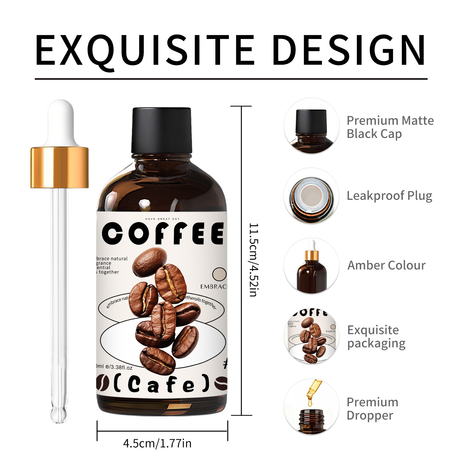 100ml Coffee Essential Oil Car - огляд і ціна Candle Making Essential Oil